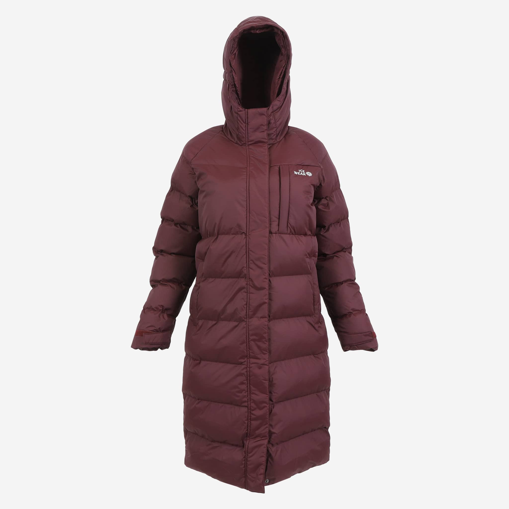 Fífa long down coat for Iceland